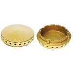 Spartifiamma in Ottone Lucido Forato Semirapido per Glem Gas - B2123 L2120            