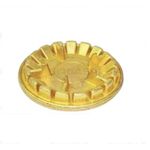 Spartifiamma in Ottone Lucido Medio per Piano Cottura Bompani L0409            