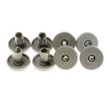 KIT RUOTE, CESTO INFERIORE 8 PZ.,GRIGIO SC,DIVA 50286965004      