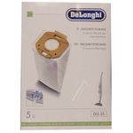 SACCHI ASPIRAPOLVERE DLS35, 5 PEZZI 5519210141       De'Longhi