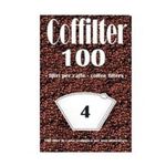 Filtri carta misura 4 confezione da 100 pz in scatola per caffettiera americana XS012            
