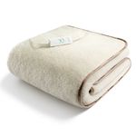 IMETEC 16284 Scaldasonno Express singolo 150x80 cm, tessuto 100% lana e merino IM16284          