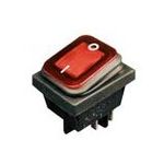 INTERRUTTORE BIP. A SOFFIETTO LUM.ROSSO 26ME0215/R 