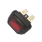 INTERRUTTORE SPIA BIPOLARE ROSSO DIDIESSE FROG DFR003            