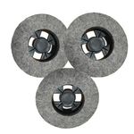 Kit 3 spazzola con feltro senza ganci per puleggia adattabile lucidatrici XO003A 