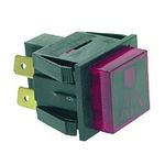 PULSANTE BIPOLARE ROSSO 16A 250V 1319252          