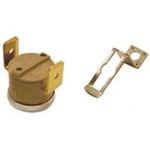 Termostato 100° fissaggio a staffetta faston verticali da 4,8mm E154             