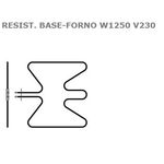 RESIST. BASE-FORNO W1250 V230 RE2407 Smeg
