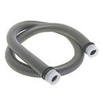 Tubo flessibile per aspirapolvere con clip di fissaggio di colore grigio lunghezza 180cm O247             