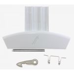 SET MANIGLIA OBLO' BIANCO PW LAVATRICE ARISTON-HOTPOINT ORIGINALE - C00259409 C00259409        Ariston