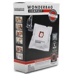 Sacchi Wonderbag Compact Universali per Aspirapolvere Set 5 Rowenta WB305120 WB305120       