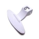 Maniglietta per oblò lavatrice di colore bianco Marca: LG Codice originale: 3650ER2005A - 3650EN3005A - 3650ER205B WL218            