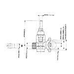 Rubinetto gas R4705 