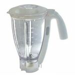 CONTENITORE BICCHIERE TRASPARENTE COMPLETO DI LAME + COPERCHIO PER FRULLATORE ROBOT TRITATUTTO MOULINEX MS-5909860 Moulinex