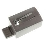 TASTO IN PLASTICA GRIGIO FERMO POSTERIORE ARRESTO CESTO LAVASTOVIGLIE ARISTON INDESIT C00386600        INDESIT