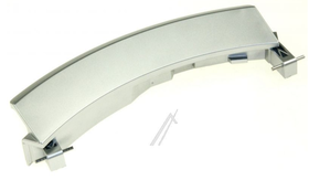 MANIGLIA MEZZALUNA GRIGIO SILVER APERTURA OBLO' LAVATRICE SIEMENS BOSCH ORIGINALE 00648581 F626612          