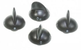 KIT MANOPOLE NERE - BLACK KNOB KIT 4 PZ/PCS - 50251533001 50251533001      Zanussi