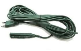 Cavo alimentazione Verde 7mt 2x0,75mm spina Italia adattabile modello VK140 Marca: Adattabili Folletto M140             Vorwerk folletto