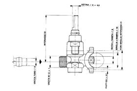 Rubinetto gas R4705 