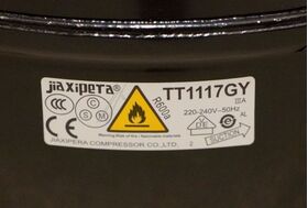 Compressore TT1117GY ALUM Jiaxipera 208W per Frigoriferi Whirlpool e Indesit - Originale C00496005        INDESIT