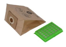 6 SACCHETTI ASPIRAPOLVERE E 1 FILTRO HEPA ZR004101 ZR004101         Rowenta 