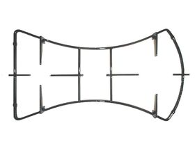Griglia piattina 2F 435 x 230 centrale P0279 