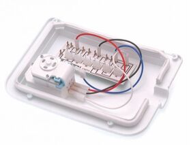 TIMER SBRINAMENTO TMDEX09ZC MECC. AC200-240V Z071 NOFROST SANKYO COMPLETO CON SCHEDA PER FRIGORIFERO ARISTON INDESIT C00025220 C00025220        INDESIT