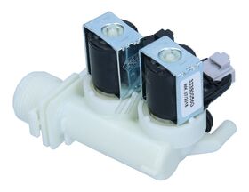 ELETTROVALVOLA 2 VIE 90° RAST2.5 LAVATRICE WHIRLPOOL COMPATIBILE C00110333 00208068         