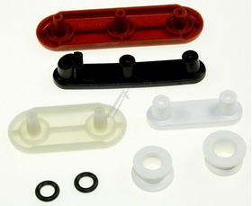 KIT SUPPORTO RUOTE CESTO LAVASTOVIGLIE REX ELECTROLUX ORIGINALE 50221870004 50221870004      Zanussi