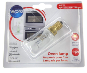 LAMPADINA FORNO E14 40W WHP 484000008841 484000008841     Whirlpool