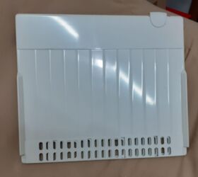 RIPIANO VASSOIO MENSOLA BIANCA IN PLASTICA CON ASOLE REGOLABILI PER FRIGORIFERO ARISTON INDESIT ORIGINALE C00028965 