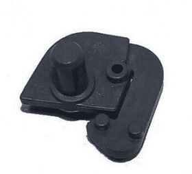 BUSSOLINA DESTRA GRIGIA PER CHIUSURA PORTA FRIGORIFERO ARISTON INDESIT ORIGINALE - C00046085 C00046085        INDESIT