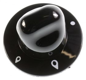 MANOPOLA FUOCHI GAS NERA PIANI 60-90 - C00039882 C00039882        INDESIT