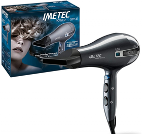 IMETEC 11072 ASCIUGACAPELLI POWER TO STYLE POTENZA 2000W COLORE NERO - PROMO IM11072 Imetec