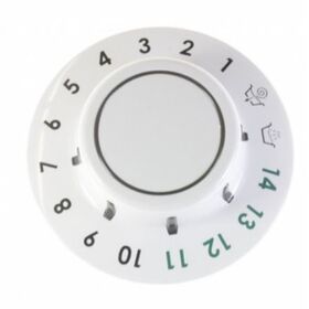 MANOPOLA SERIGRAFATA TIMER PROGRAMMI PW FUTURA 12+4 PER LAVATRICE INDESIT ARISTON ORIGINALE - C00297621 C00297621        INDESIT