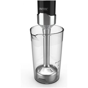 Frullatore ad Immersione  con Recipiente da 1 L Potenza 800 Watt Colore Nero / Trasparente IMETEC -7597 7597             Imetec