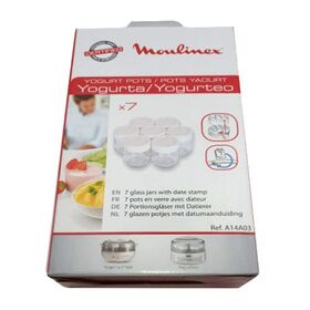 Set di 7 vasetti in vetro con coperchio Yogurtiera Moulinex A14A03 A14A03  