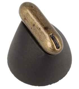 Manopola piano cottura Ariston Rustica antracite ottone C00110586 C00110586        INDESIT