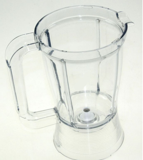 CONTENITORE BICCHIERE TRASPARENTE SENZA LAME E SENZA COPERCHIO PER FRULLATORE ROBOT TRITATUTTO MOULINEX MS-0A11540       