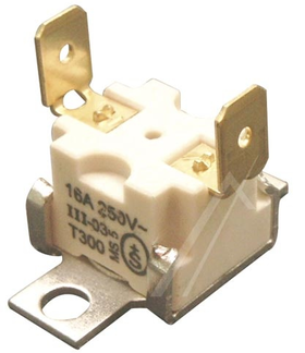 Termostato di sicurezza 16A 250V 280°C per Forno Hotpoint, Ariston, Whirlpool, Indesit - Originale  C00121897 INDESIT