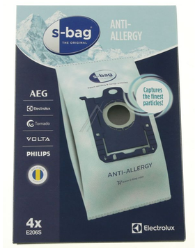 ELECTROLUX - SACCHETTO ASPIRAPOLVERE S-BAG ANTI-ALLERGY E206S 4 PEZZI - 9001684605 9001684605 