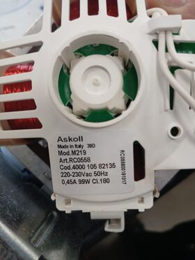 MOTORE LAVASTOVIGLIE  WHIRLPOOL ASKOLL 219 ORIGINALE 481010625628 481010625628     INDESIT