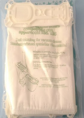 6 Sacchetti aspirapolvere VK 135/136 compatibili Vorwerk Folletto SKMI135 Vorwerk folletto
