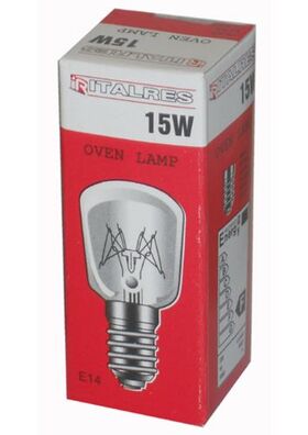 LAMPADA FORNO PICCOLA PERA W15 V230 E14 22LF0008         