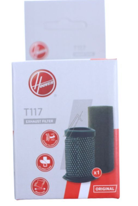 Filtro Aria in Uscita + Spugna Interna Originale Hoover T117 35602731         