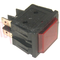 SPIA LUMINOSA SEGNALAZIONE ROSSA 220V CON 2 CONTATTI UNIVERSALE  DIMENSIONI: INCASTRO: 21,5X32MM CORNICE:25X32MM F040R            