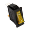 Interruttore luminoso di colore giallo 11x30 mm 250V 16A unipolare F028G            