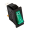 Interruttore luminoso di colore verde 11x30 mm 250V 16A unipolare F028V            