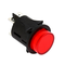 Interruttore bipolare luminoso di colore rosso 16A tondo Ø 24mm F074             