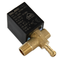 Elettrovalvola Olab attacco maschio 1/8 230V - 4W - 50 Hz con portagomma angolare in linea con bobina Q031A            